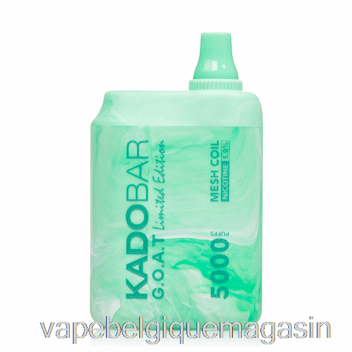 Vape Shop Bruxelles Kado Bar Chèvre 5000 Jetable Le Vrai Miami Menthe